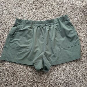 Avia Women's Olive Athletic Shorts Plus Size Summer